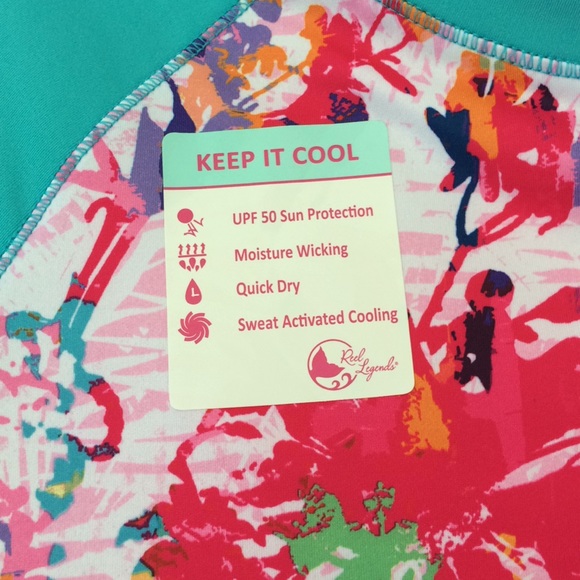 Reel Legends Keep It Cool Swim Top - Picture 2 of 5